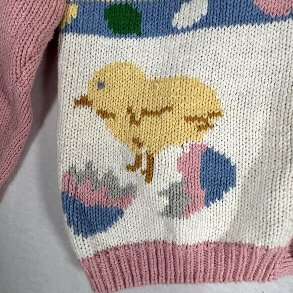 Vintage Alexandra Bartlett Cardigan Novelty Easter Grandma Sweater - Picture 3 of 8